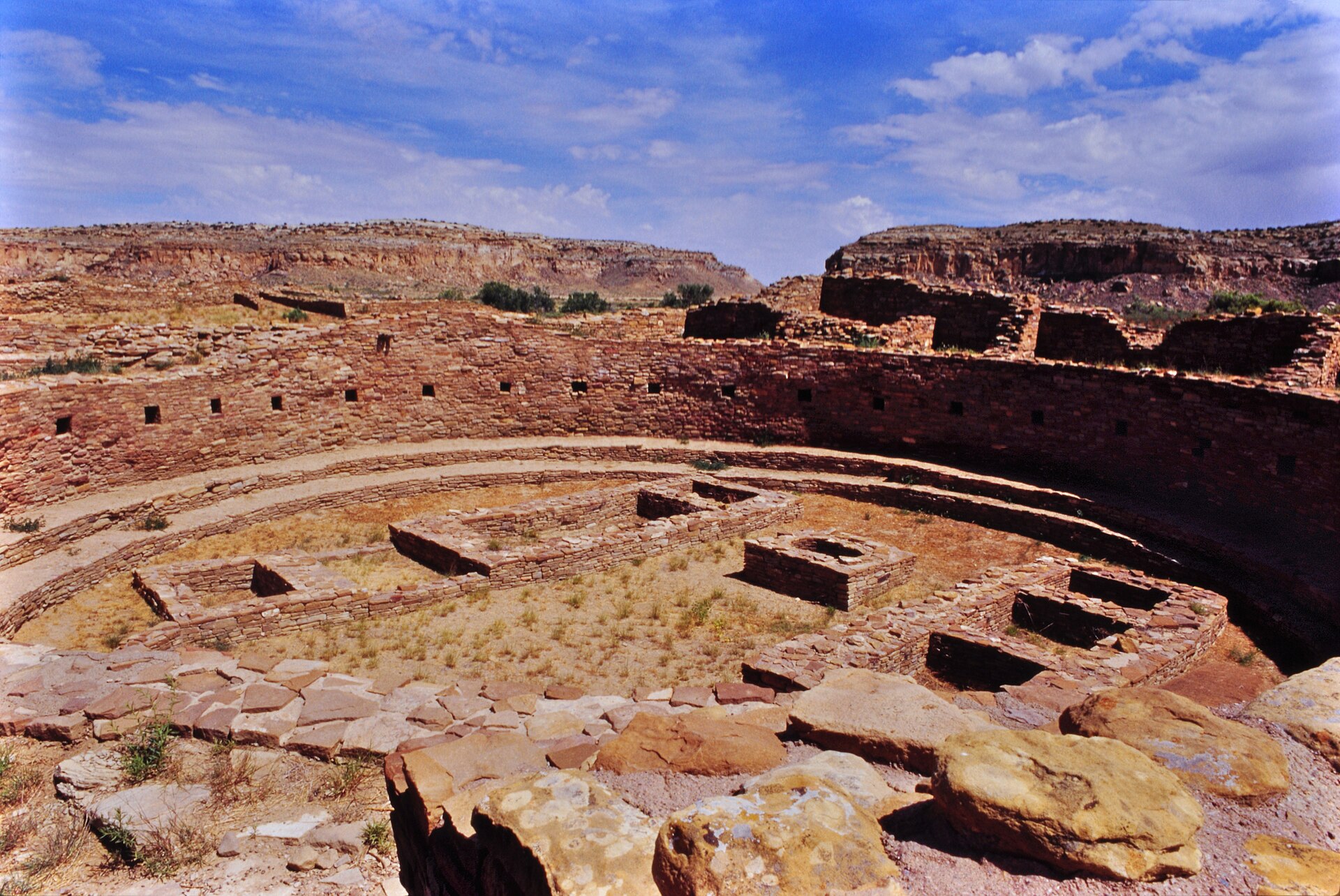Ruins at Chaco Canyon - 2000-6